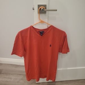 Men's Redish orange Ralph Lauren short sleeve top